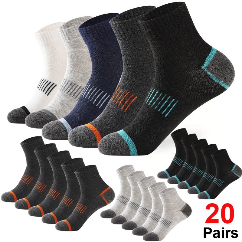 Athletic Sock Cushion - Ensemble de 20 paires de chaussettes