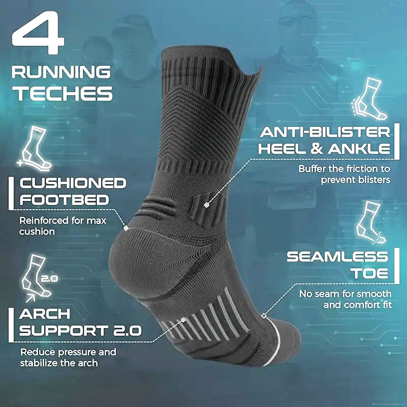 1/5 Paire de chaussettes de sp - Athletic Sock Cushion avis et prix